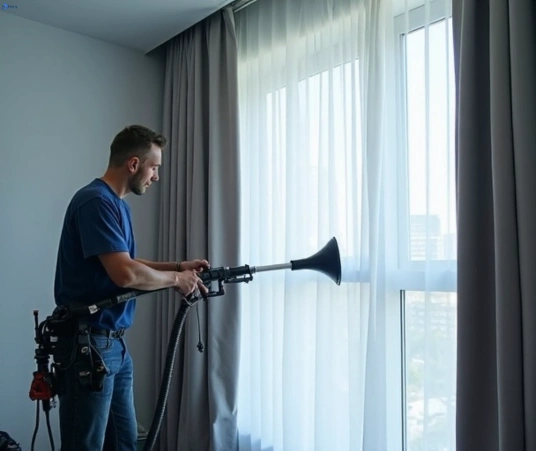Professional curtain steam cleaning process equipment Matty Curtain Cleaning brown-hill-vic