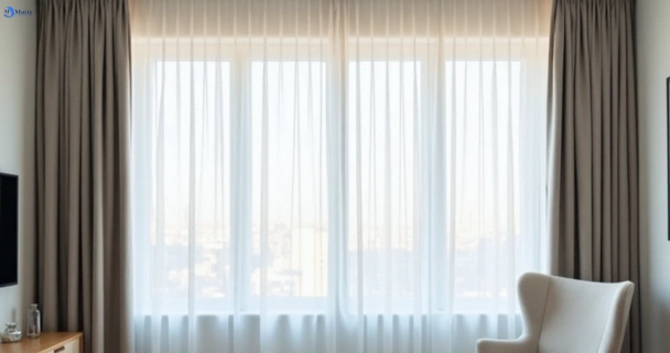 Freshly steam cleaned curtains in brown-hill-vic QLD